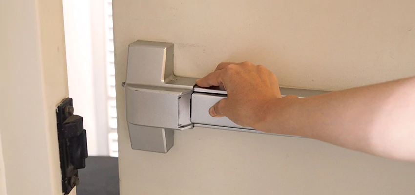 Roller Gate Panic Bar Installation in San Dimas, California